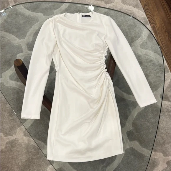 chinese dress ladies Zara Off The Shoulder Sweater Mini Dress